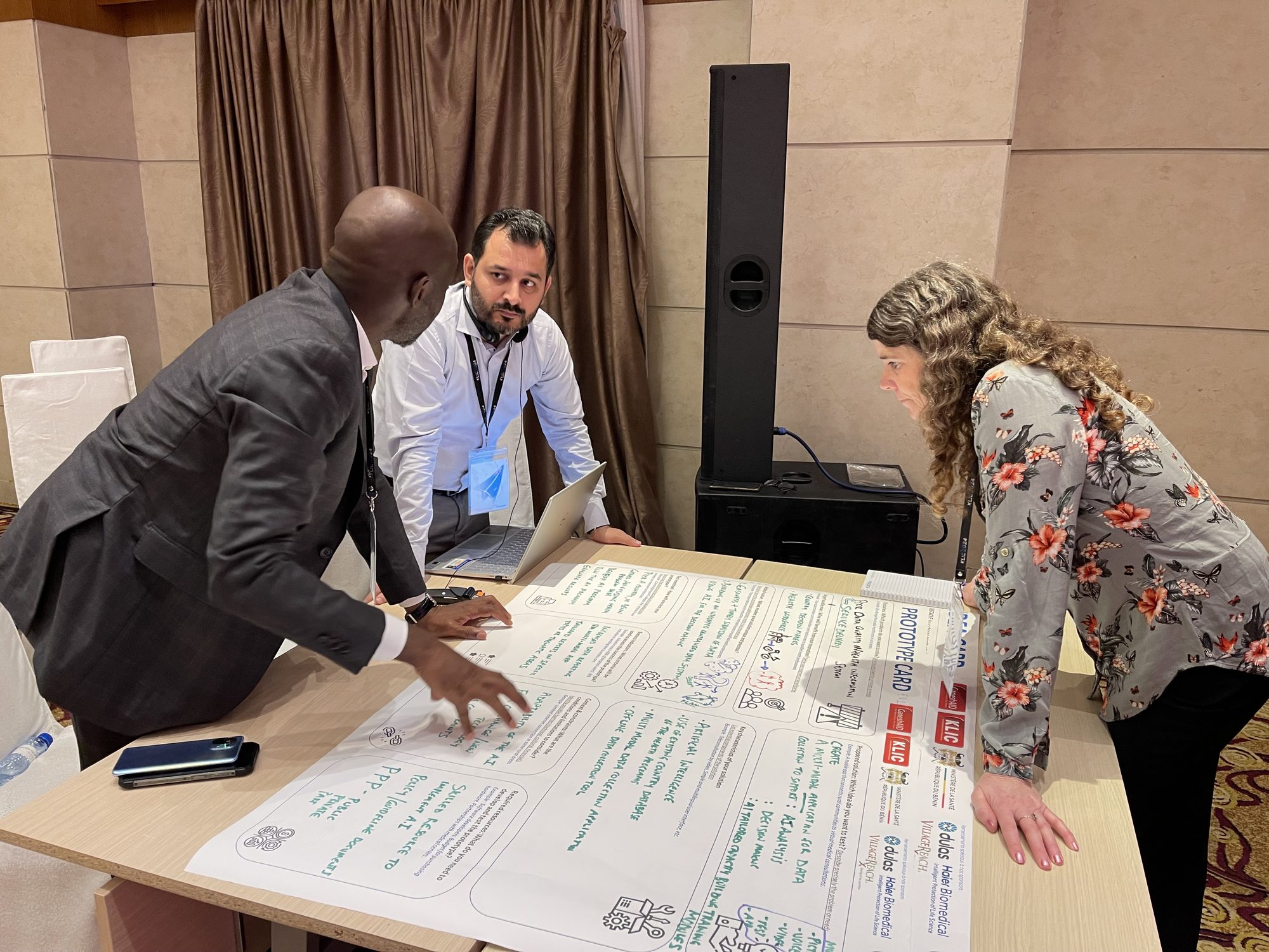Country team presenting prototype to national authority representatives at KLIC2025